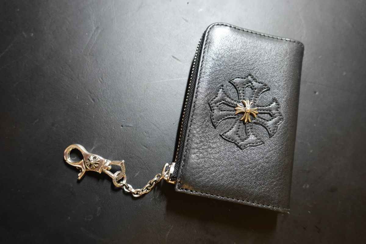 Chrome Hearts Mini Pouch with Clip Chain Wallet | Grailed
