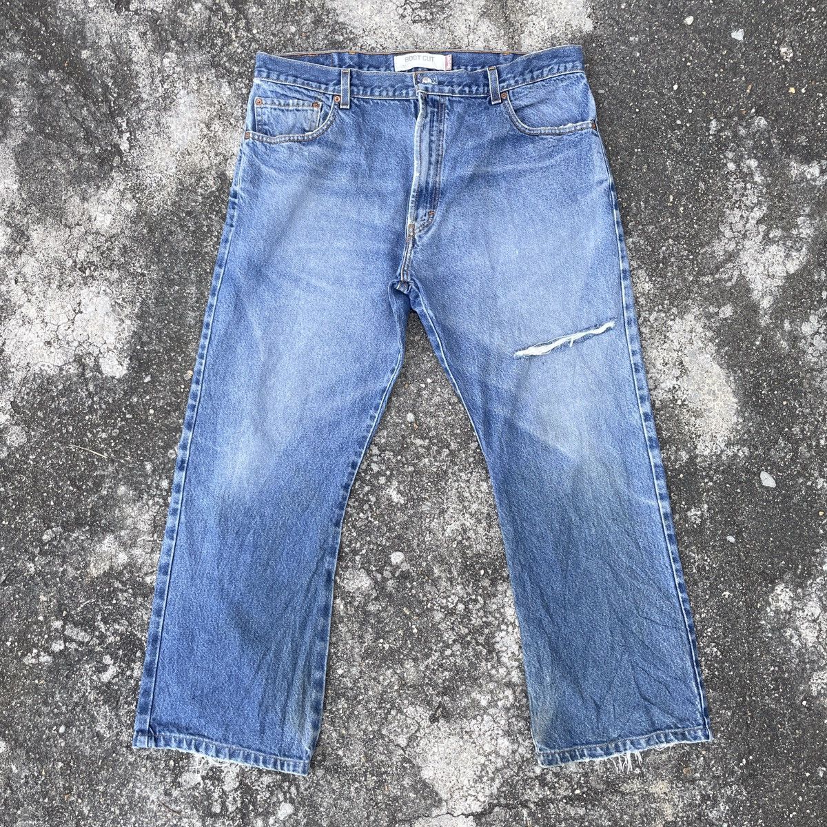 Levi's Vintage Levis Lot 517 Distressed Denim Jeans Size US 39 - 1 Thumbnail