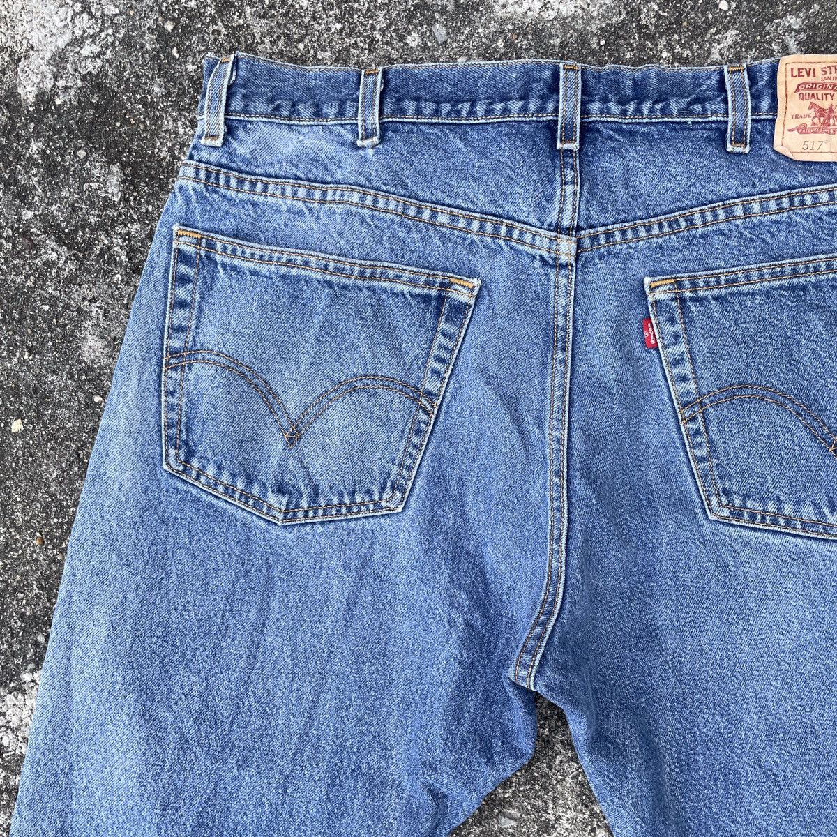 Levi's Vintage Levis Lot 517 Distressed Denim Jeans Size US 39 - 10 Thumbnail