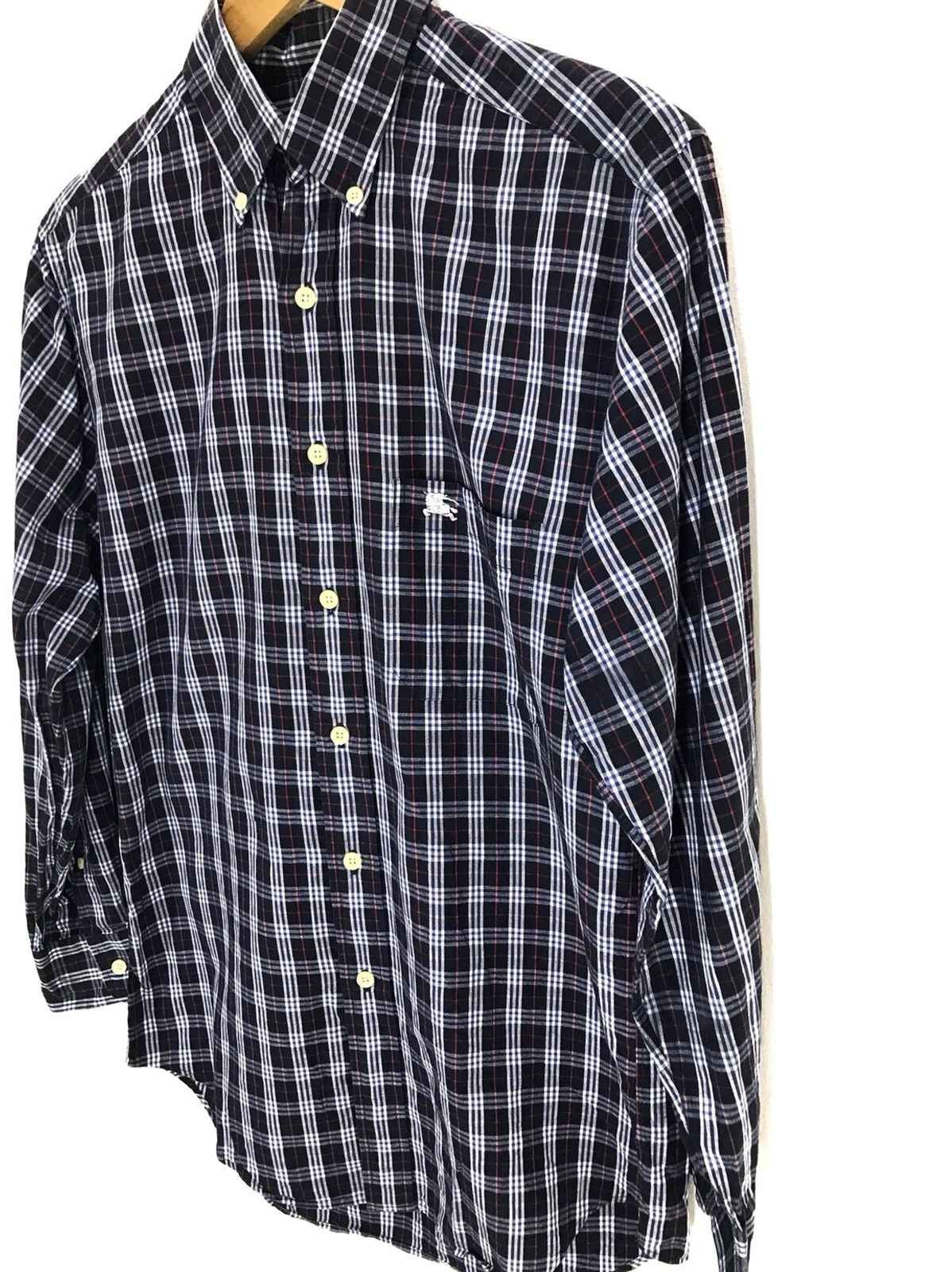 Burberry Vintage BURBERRYS Nova Checkered Plaid Button Down Shirt Size US M / EU 48-50 / 2 - 3 Thumbnail