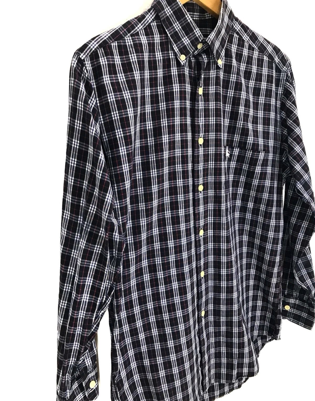 Burberry Vintage BURBERRYS Nova Checkered Plaid Button Down Shirt Size US M / EU 48-50 / 2 - 2 Thumbnail