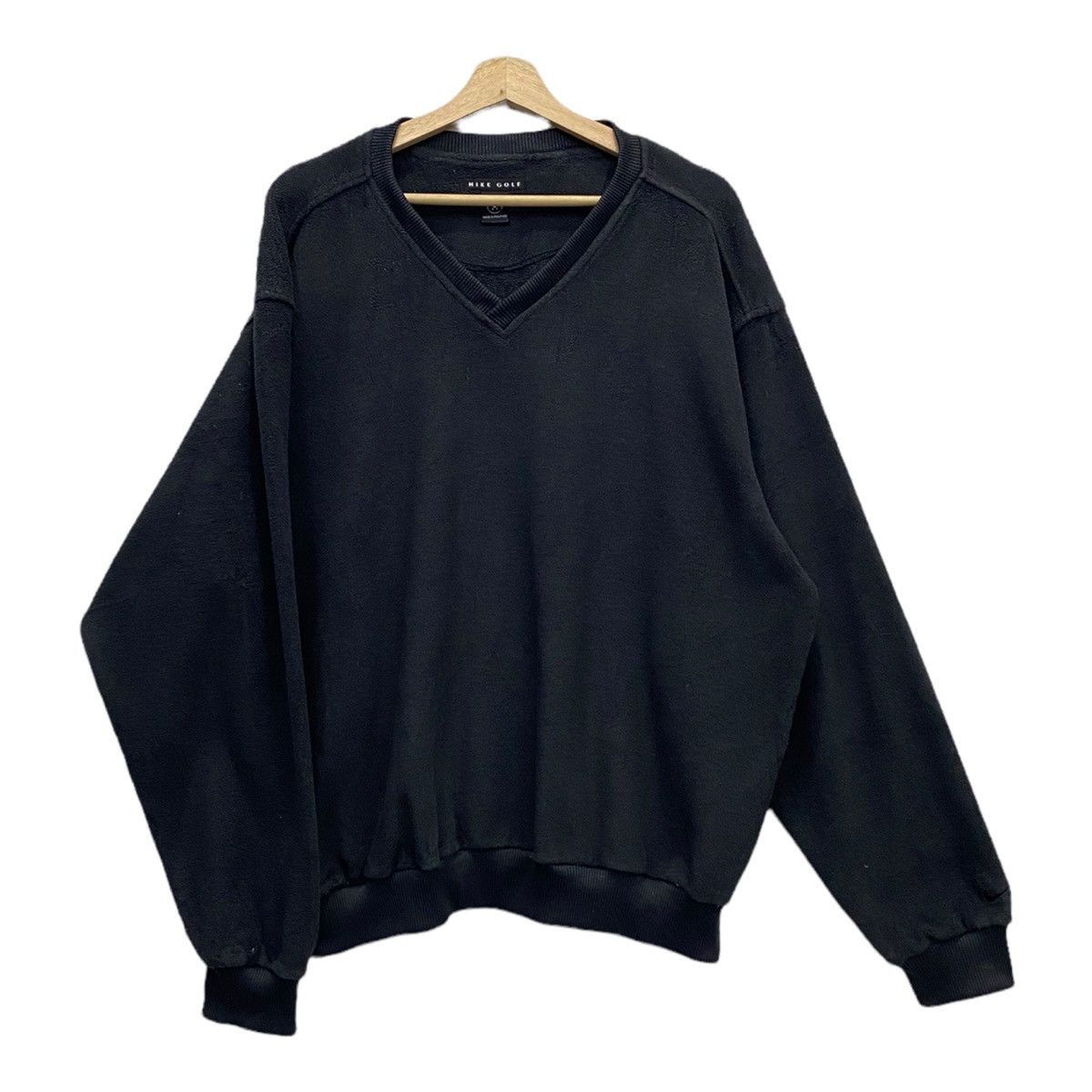 Gyakusou × Nike × Vintage VINTAGE NIKE GOLF V NECK SWEATSHIRT OVERSIZED Size US XL / EU 56 / 4 - 2 Thumbnail