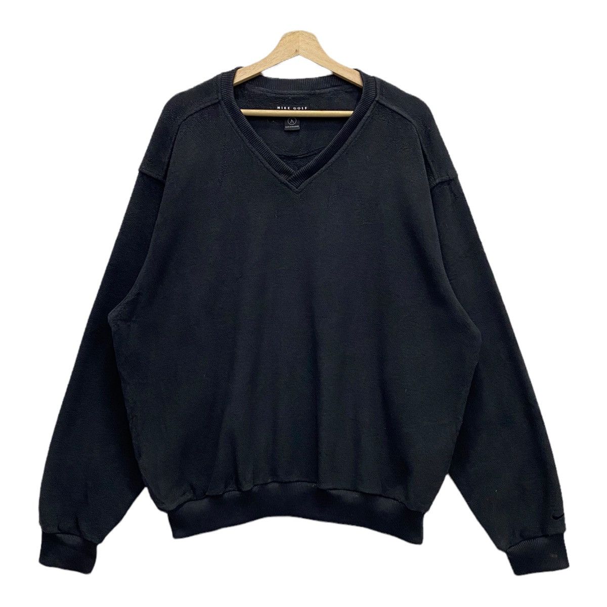 Gyakusou × Nike × Vintage VINTAGE NIKE GOLF V NECK SWEATSHIRT OVERSIZED Size US XL / EU 56 / 4 - 1 Thumbnail