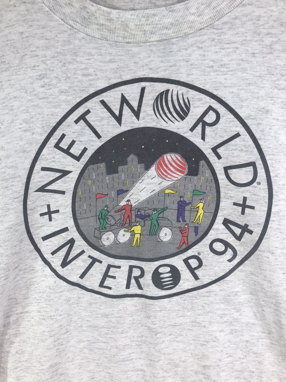 Apple Vintage 90s Networld Interop World Tour 1994 T Shirt Size US XL / EU 56 / 4 - 2 Thumbnail