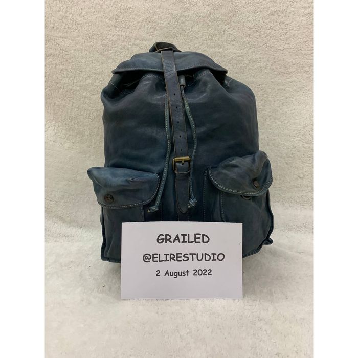 RRL Indigo Denim Riley Backpack