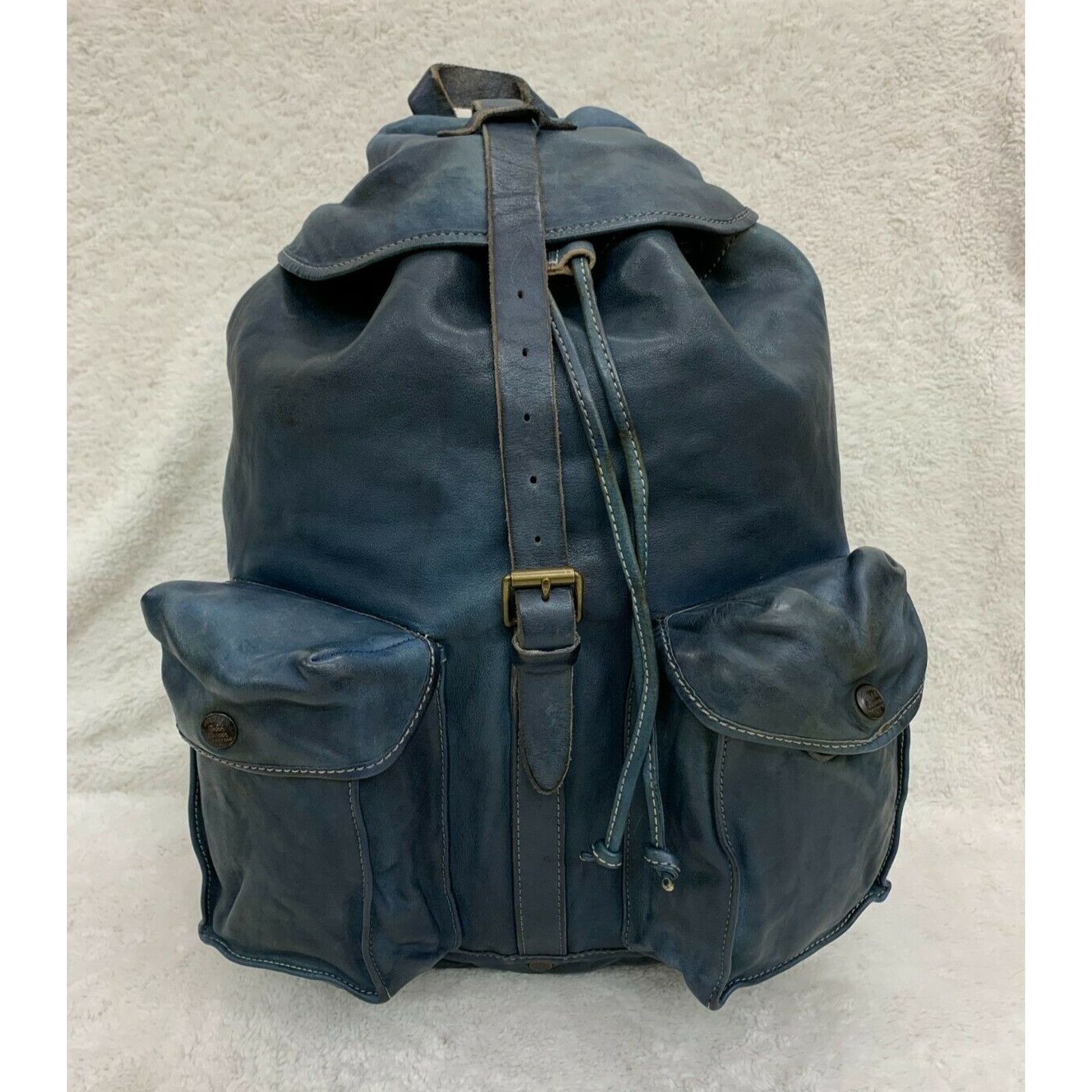 RRL Indigo Denim Riley Backpack