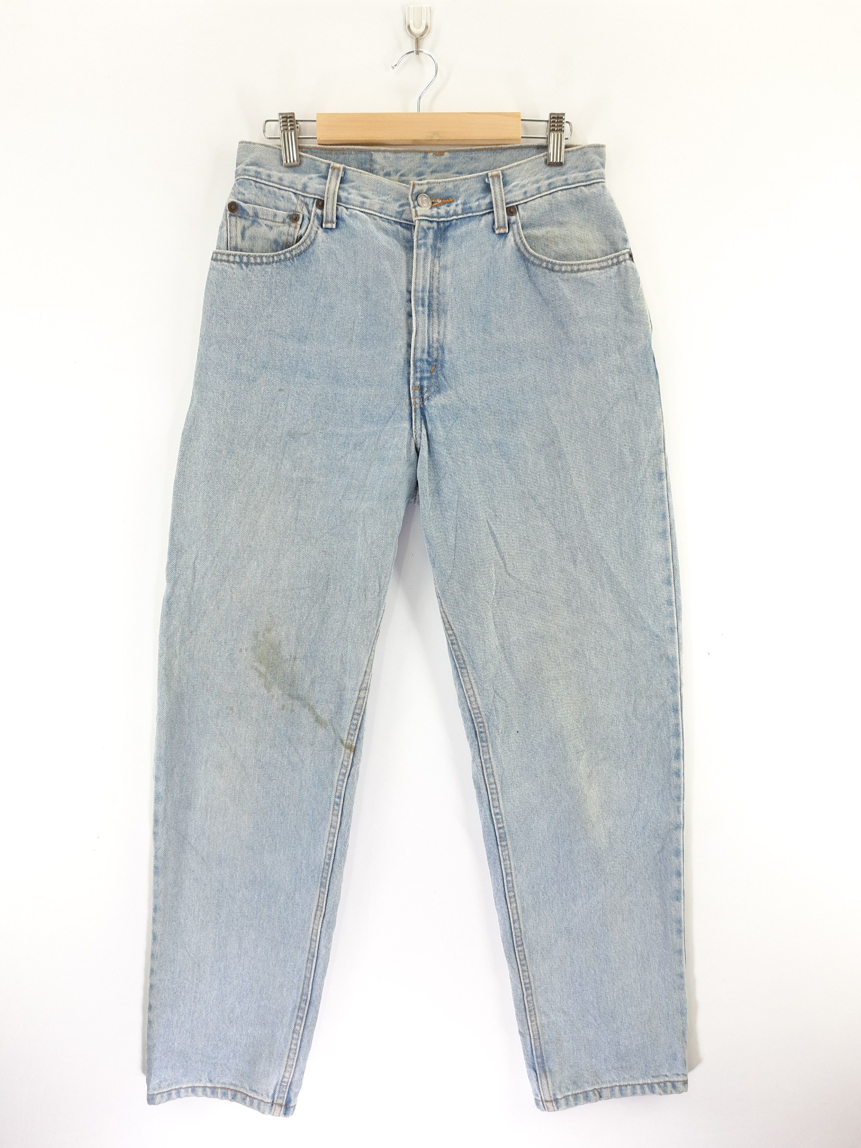 Levi's 550 Tapered Denim Pants, Men's W33 (approx.), Vintage unclear blue type Vintage Second Hand
