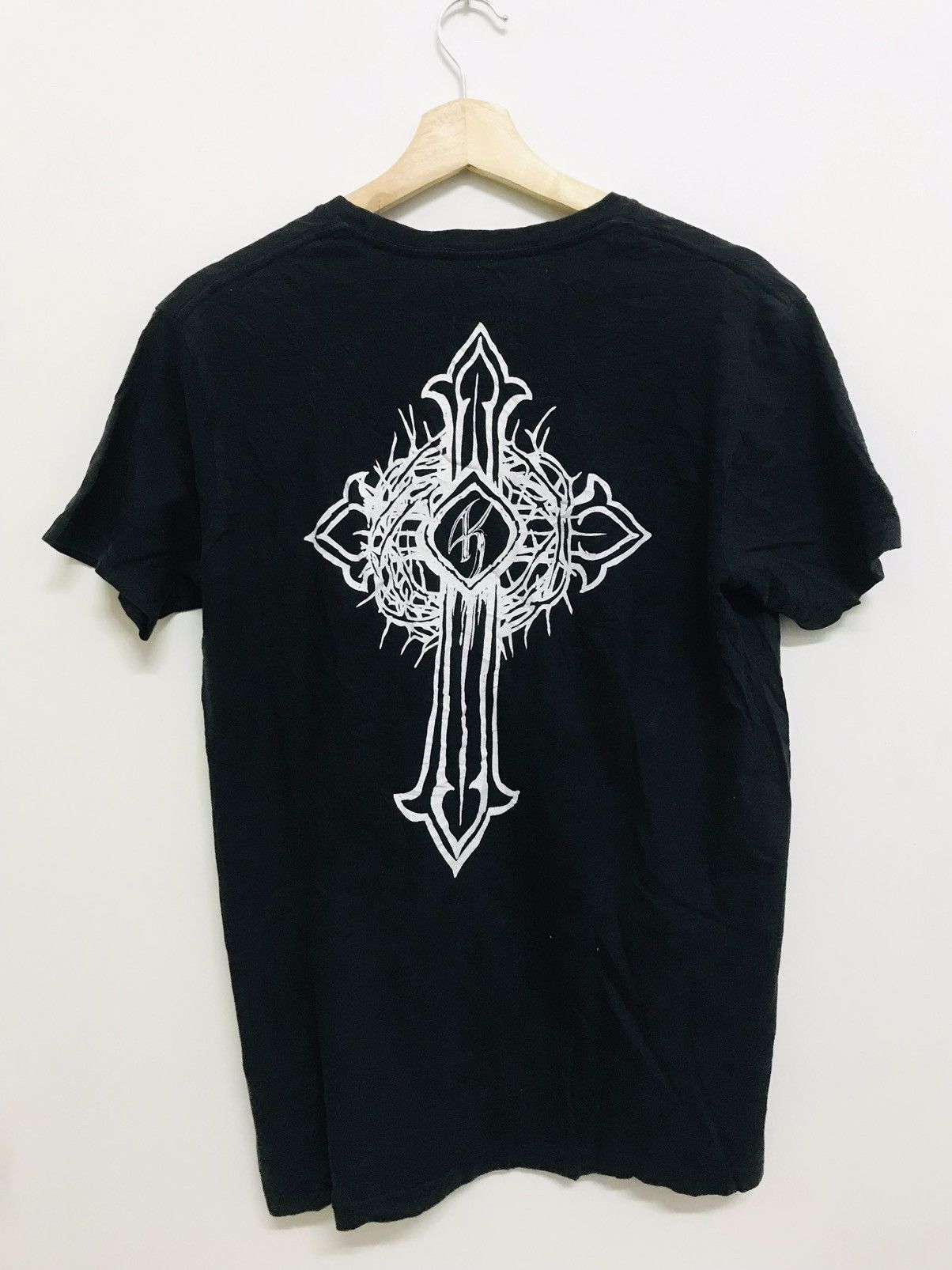 Japanese Brand Kyosuke Himuro The Last Gigs Cross Tee Size US M / EU 48-50 / 2 - 1 Thumbnail