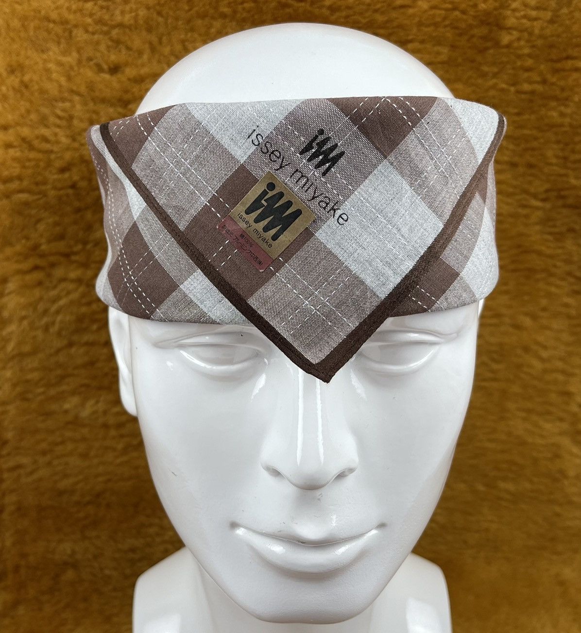 Issey Miyake issey miyake bandana handkerchief neckerchief scarf HC0435 Size ONE SIZE - 1 Thumbnail