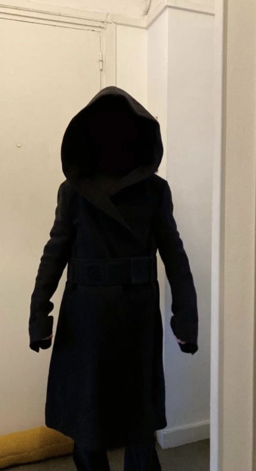 Rick Owens Trench Black | Grailed