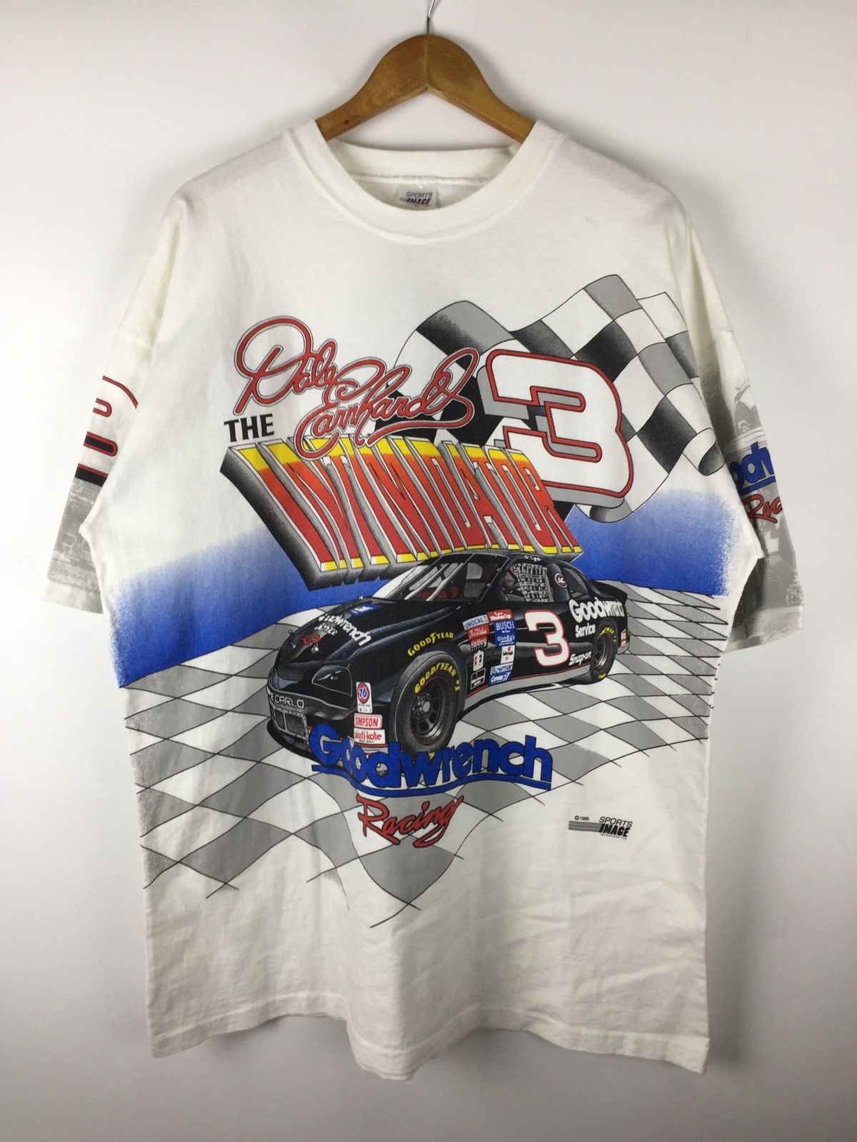 Vintage Dale Earnhardt Tee Shirt Xl deals All Over Print Racing Graphic 90s