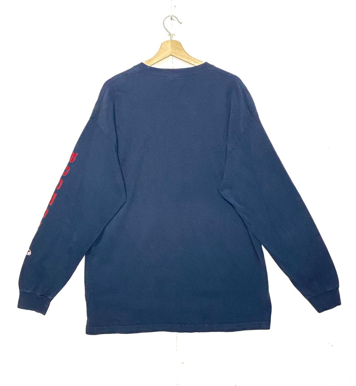 MLB Late 06”s Boston Red Sox Long sleeve Pullover Spellout Size US XL / EU 56 / 4 - 2 Thumbnail