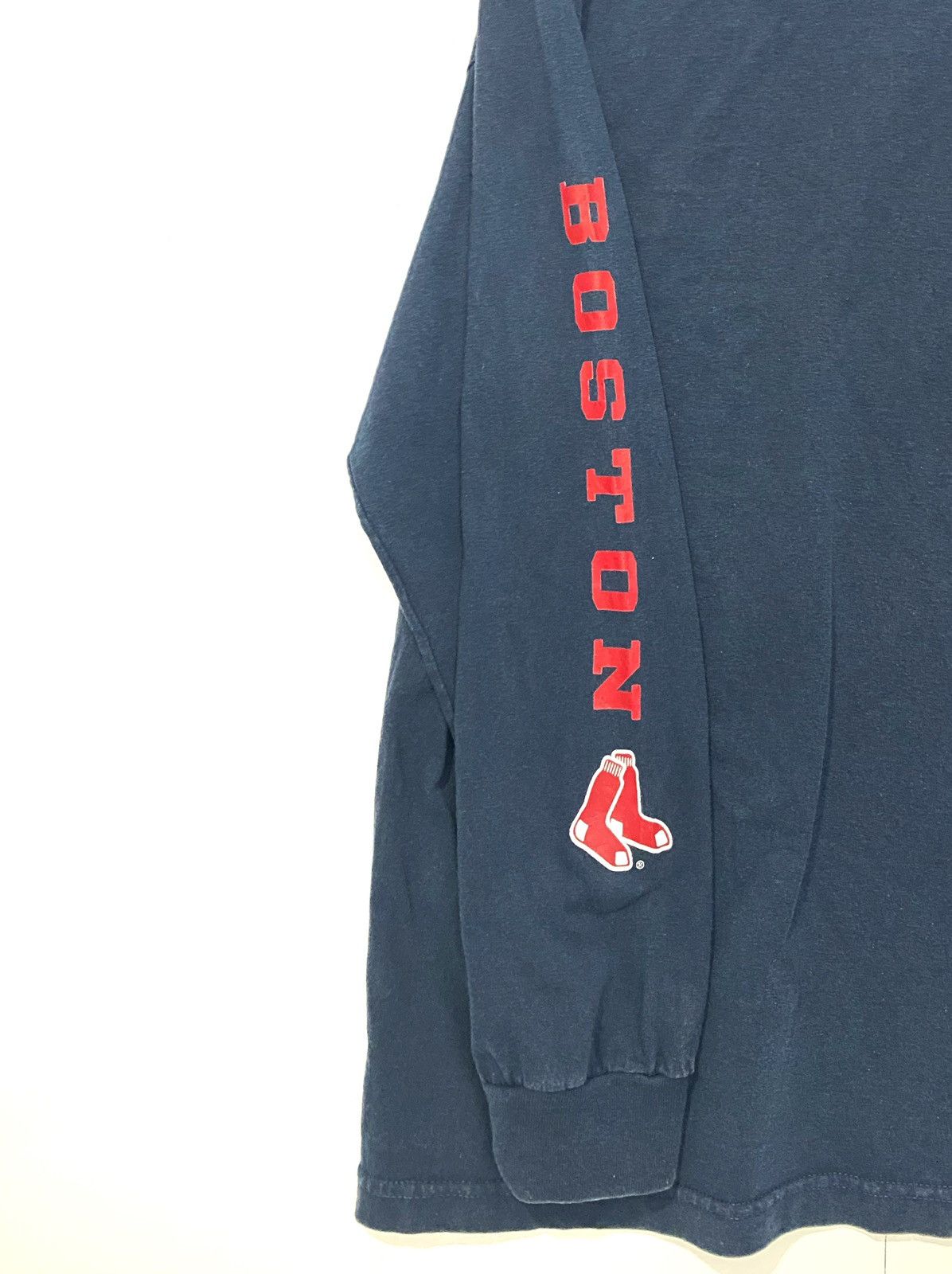 MLB Late 06”s Boston Red Sox Long sleeve Pullover Spellout Size US XL / EU 56 / 4 - 6 Thumbnail