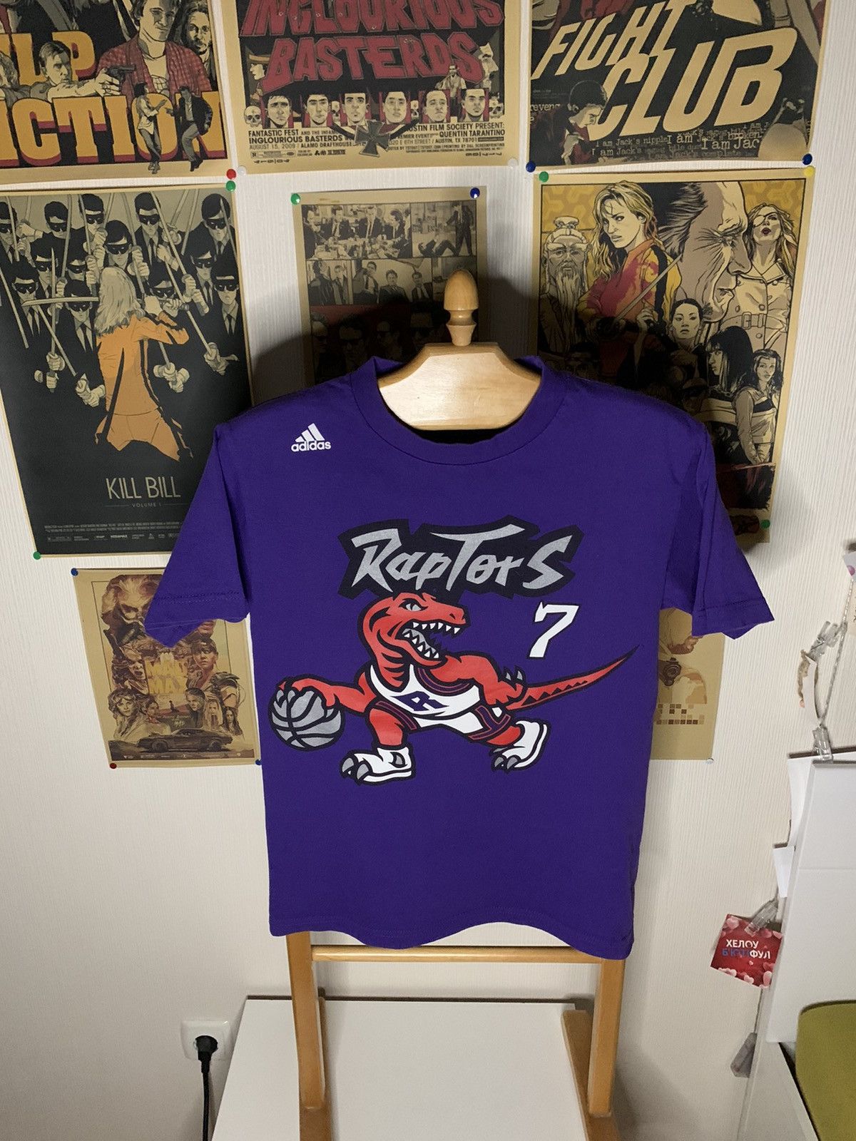 Adidas NBA Vintage Y2K Toronto Raptors NBA Kyle Lowry vintage adidas t shirt Grailed