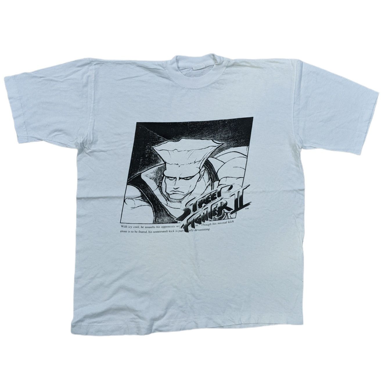 Anime × Nintendo × Vintage Vintage Rare Capcom Street Fighter II 1991 Tee Size US M / EU 48-50 / 2 - 1 Thumbnail