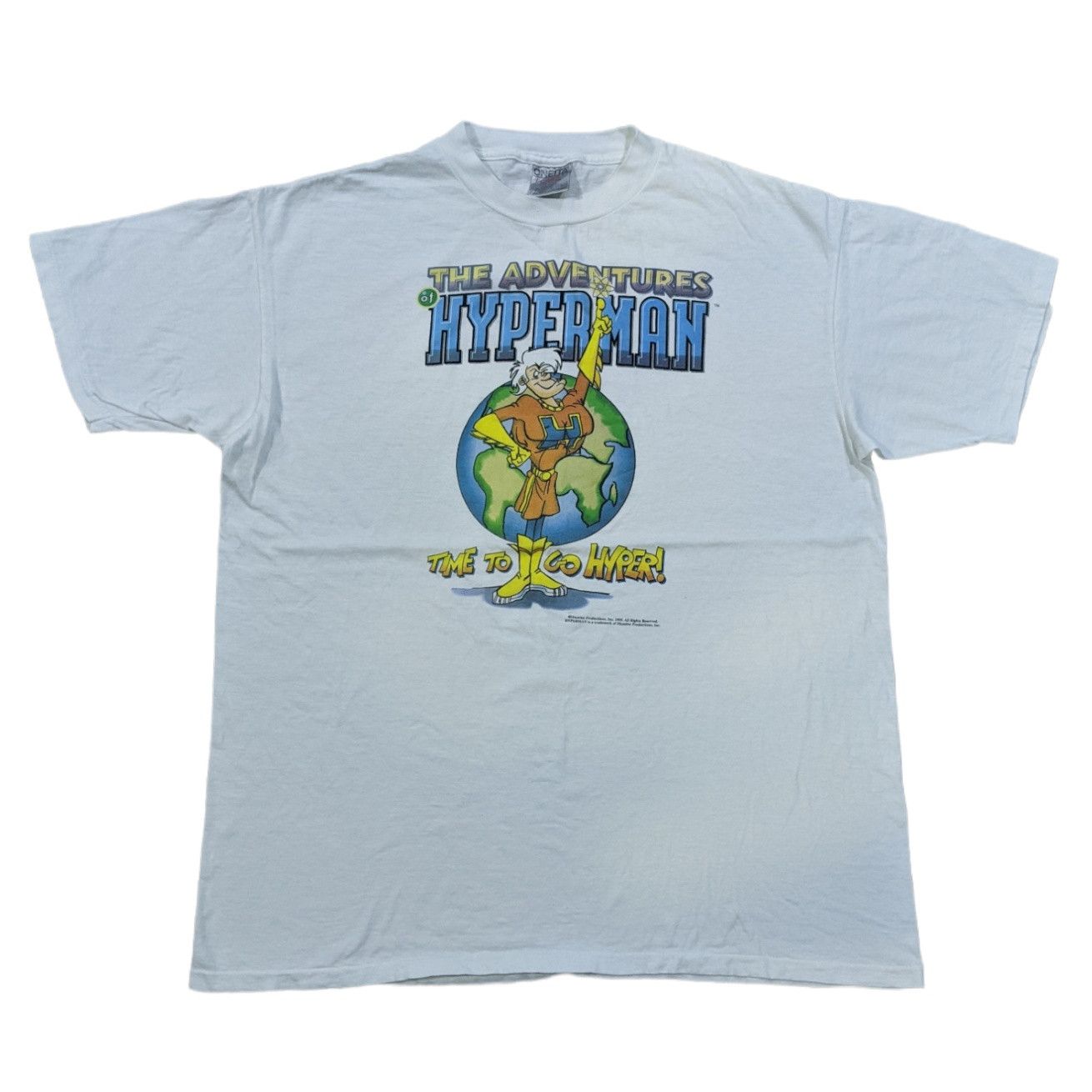 Vintage Vintage The Adventures Of Hyperman 1995 T-Shirt | Grailed