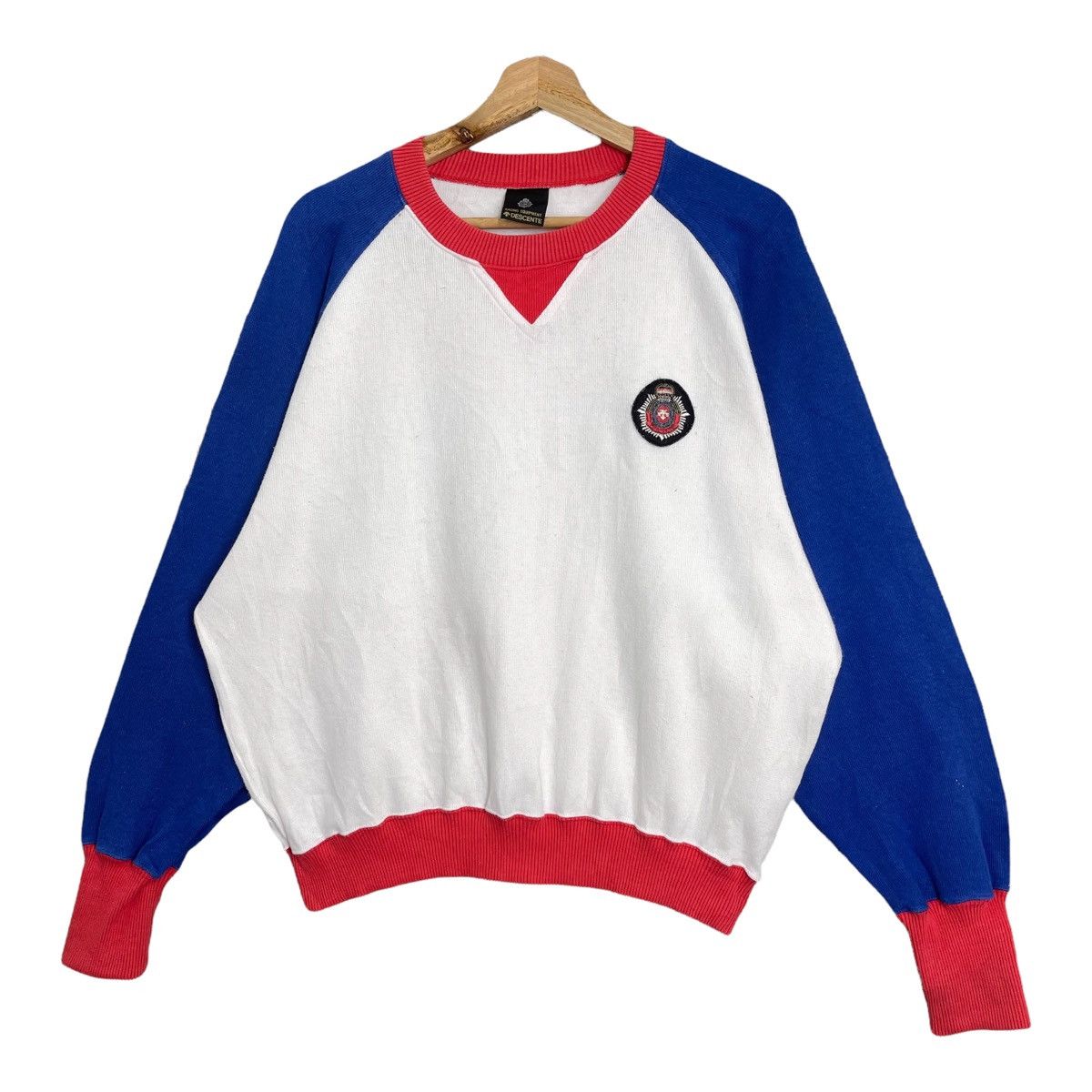 Descente Vintage 90’s Descente Colour Block Crewneck Sweatshirt Size US M / EU 48-50 / 2 - 3 Thumbnail