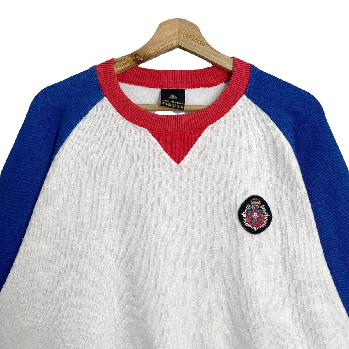 Descente Vintage 90’s Descente Colour Block Crewneck Sweatshirt Size US M / EU 48-50 / 2 - 4 Thumbnail