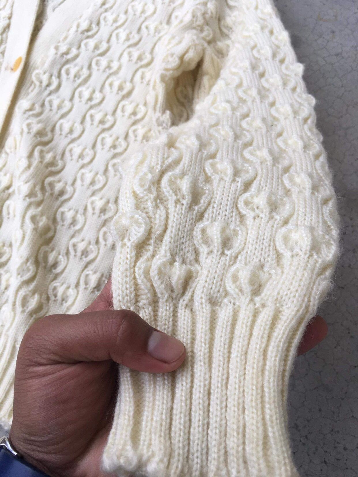 Vision Streetwear 🔴Japanese Cardigan Pureknit Pullover Knitting Pattern Size US L / EU 52-54 / 3 - 4 Thumbnail