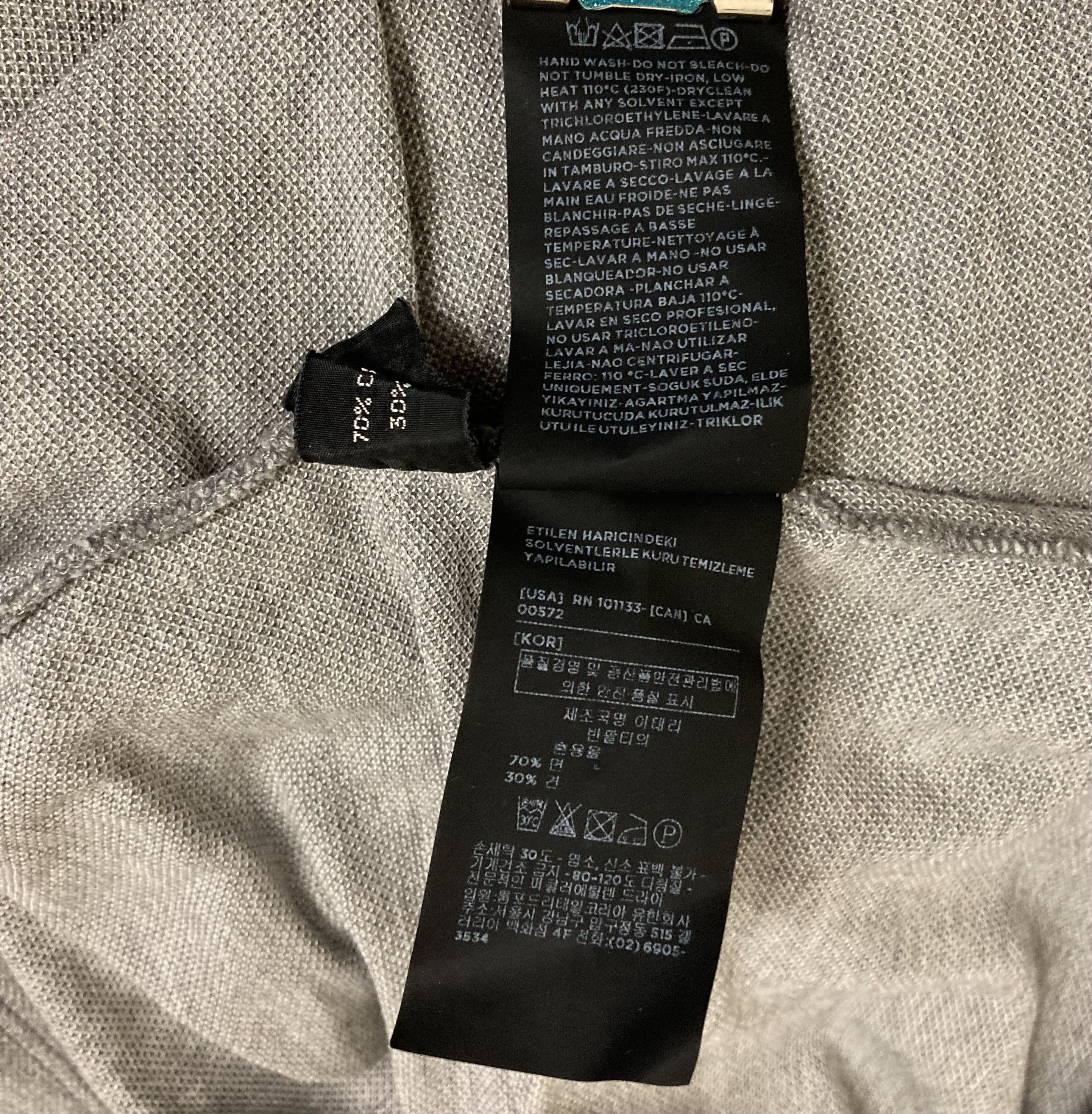 Tom Ford Light Grey Classic Logo Polo Italy. 70 cotton 30 silk. Size US M / EU 48-50 / 2 - 9 Thumbnail