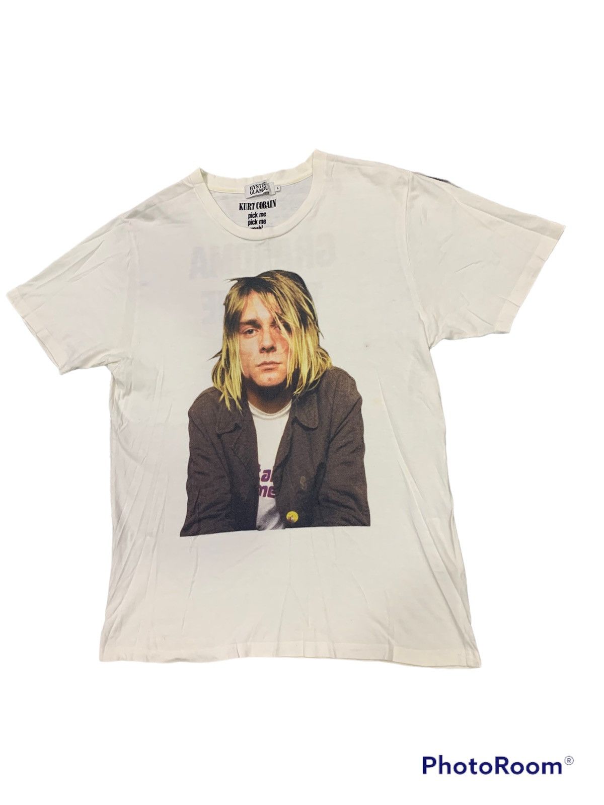 Hysteric Glamour × Nirvana Rare piece of Hysteric x Kurt Cobain Grandma Take Me Home Size US L / EU 52-54 / 3 - 4 Thumbnail