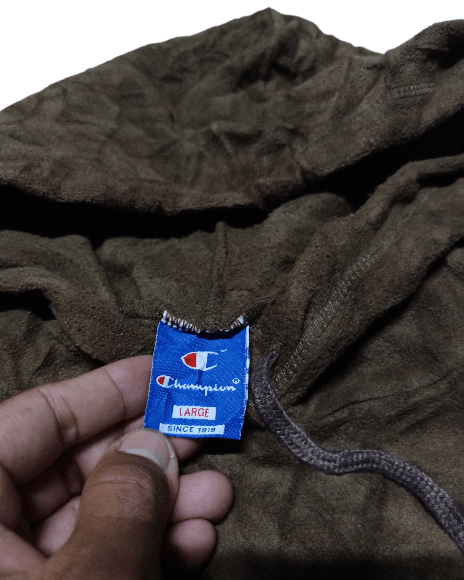 Champion Vintage Champion Yeezy Velvet Hoodie Size L Size US L / EU 52-54 / 3 - 3 Thumbnail
