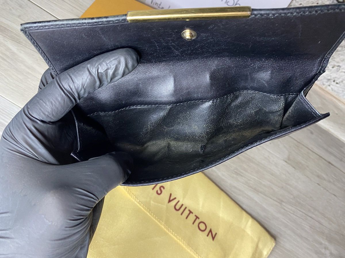 Gucci 🔴 Vintage Gucci Monogram leather wallet Size ONE SIZE - 11 Thumbnail