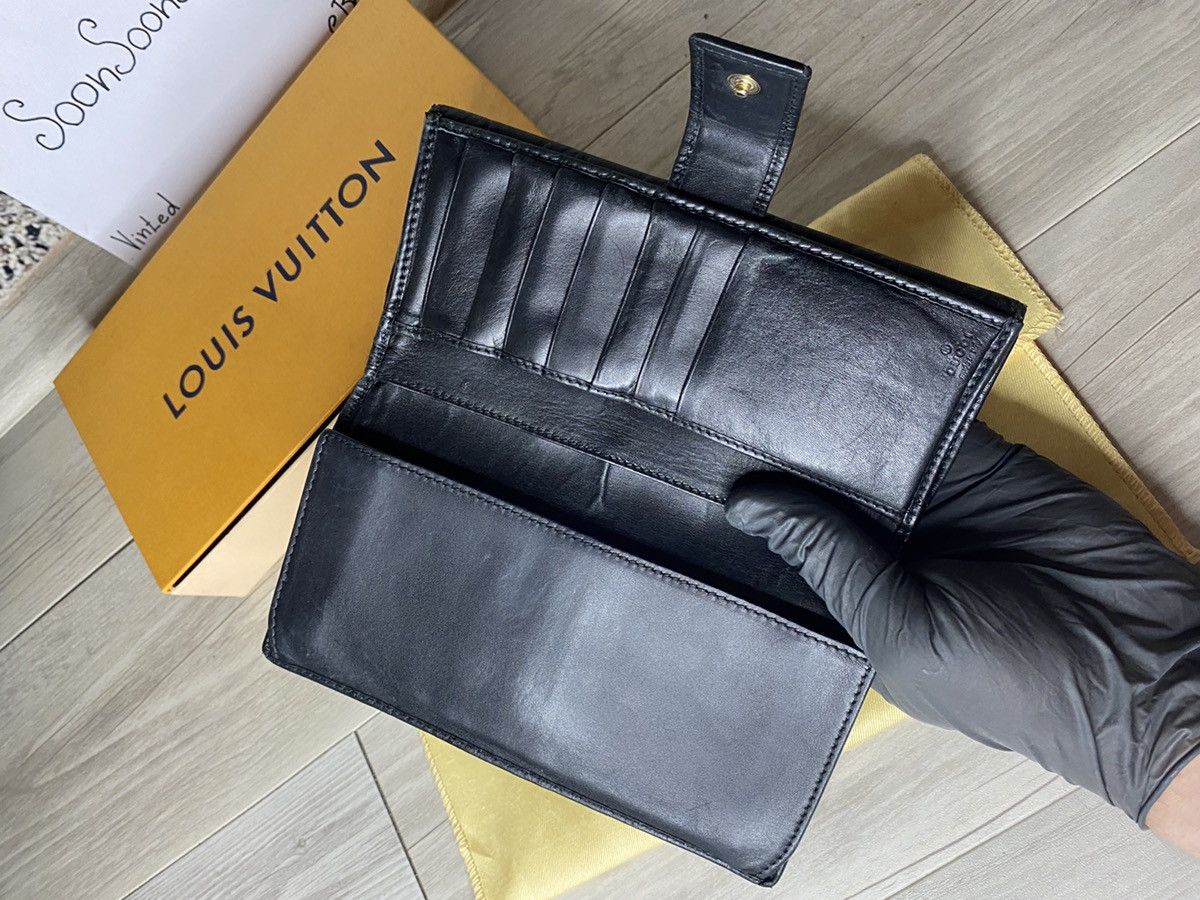 Gucci 🔴 Vintage Gucci Monogram leather wallet Size ONE SIZE - 14 Thumbnail