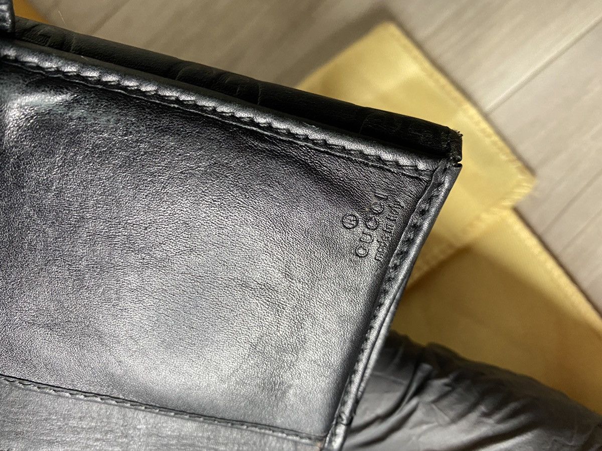 Gucci 🔴 Vintage Gucci Monogram leather wallet Size ONE SIZE - 13 Thumbnail