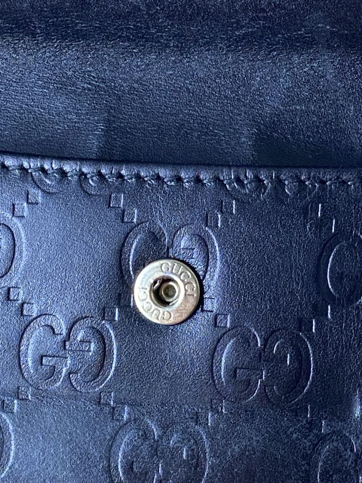 Gucci 🔴 Vintage Gucci Monogram leather wallet Size ONE SIZE - 10 Thumbnail