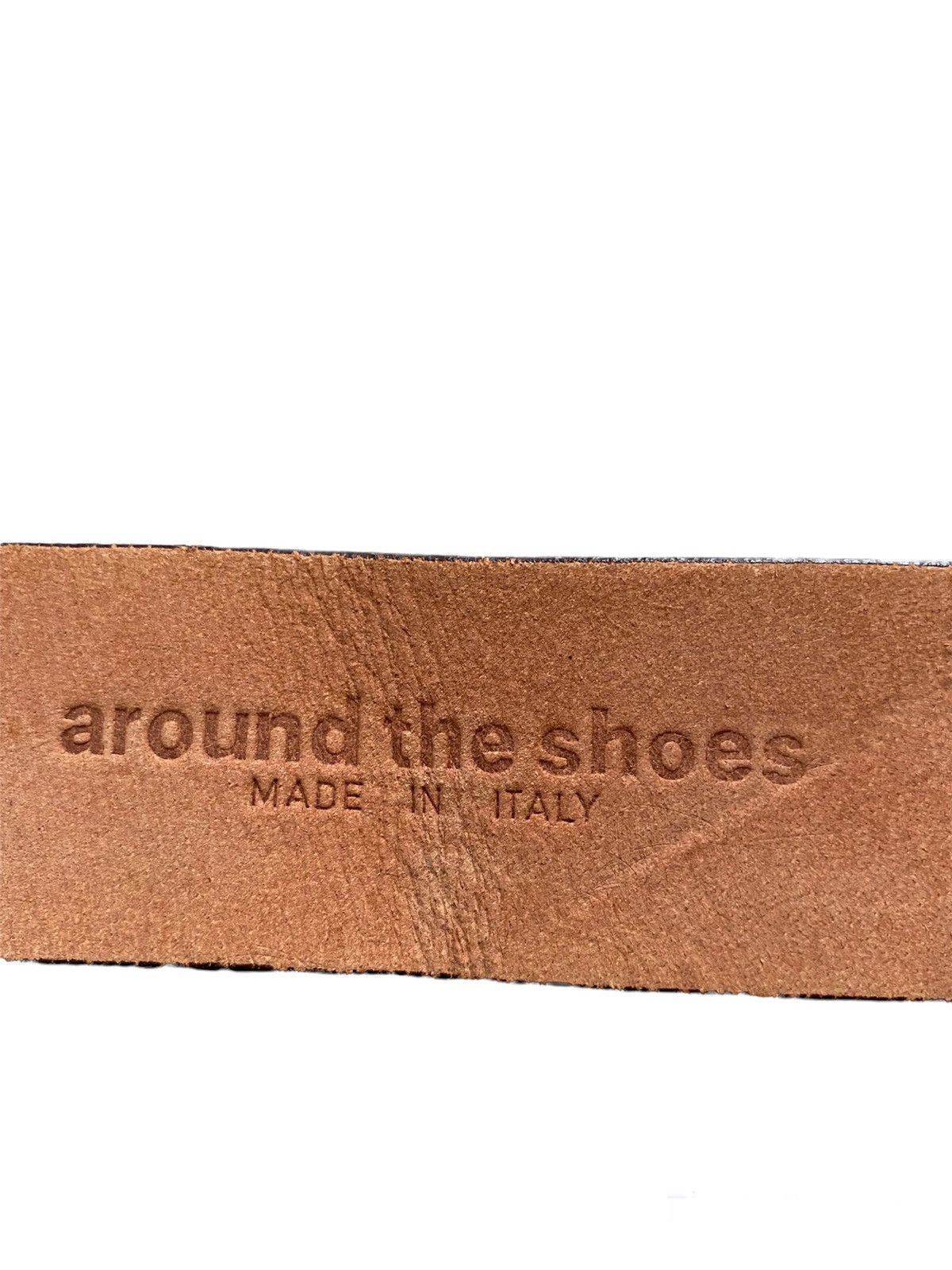 Genuine Leather authentic Belt 🐍 vitange around the shoes made in 🇮🇹 Size ONE SIZE - 7 Thumbnail