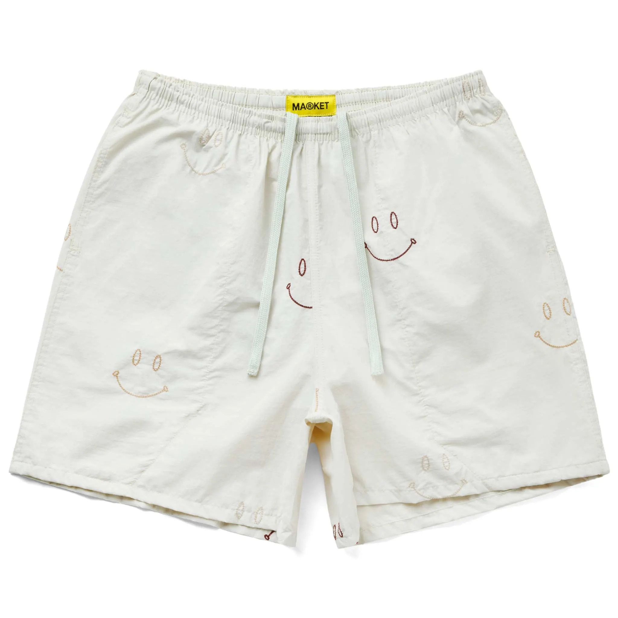 SMILEY ALL OVER EMBROIDERY TECH SHORTS