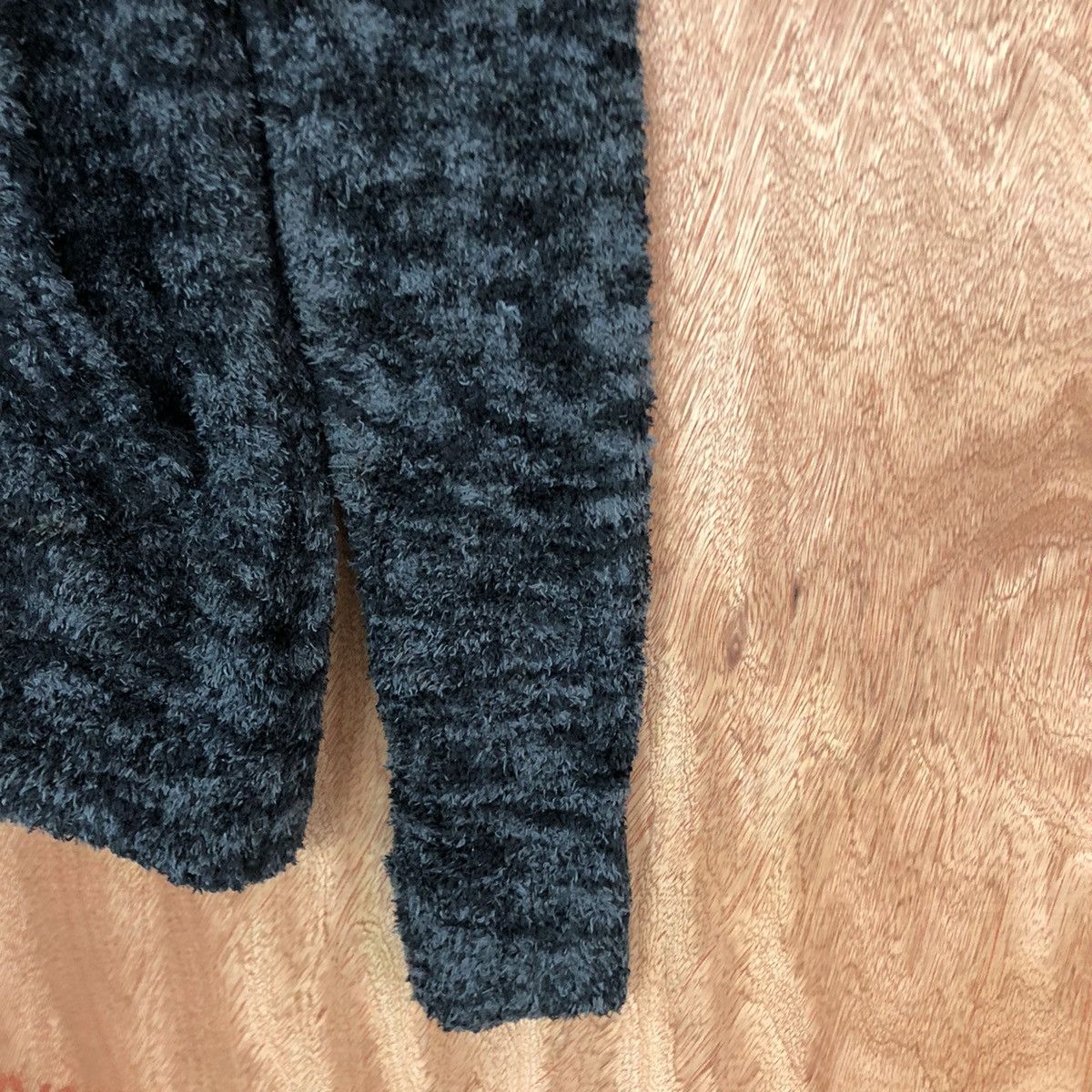 Japanese Brand Growth by Grail Black Mohair Knitwear Sweater Hooded#0478 Size US M / EU 48-50 / 2 - 4 Thumbnail