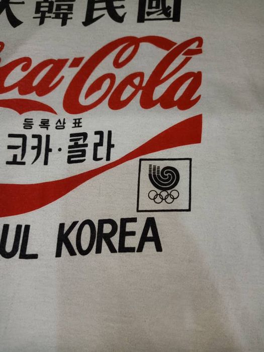 Vintage vintage Seoul Korea Olympic shirt coca cola | Grailed