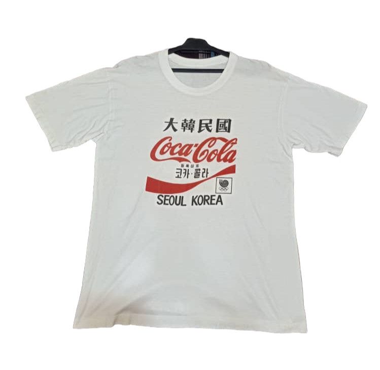 Vintage vintage Seoul Korea Olympic shirt coca cola Grailed