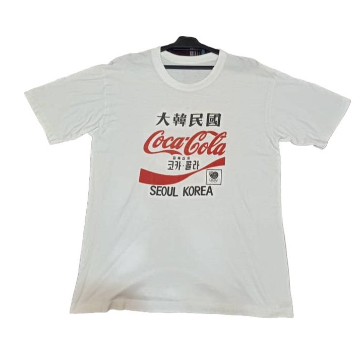 Vintage vintage Seoul Korea Olympic shirt coca cola | Grailed