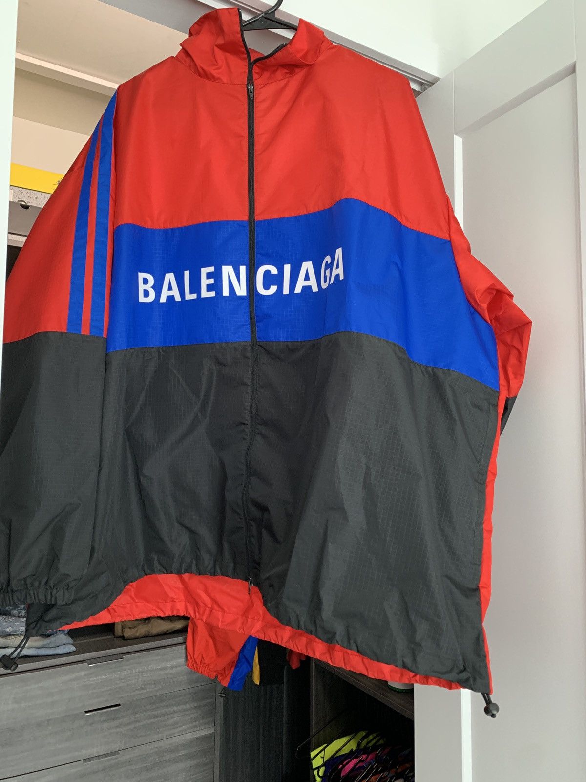 image of Balenciaga Logo Zip-Up Jacket 2020”, Men's (Size XL)