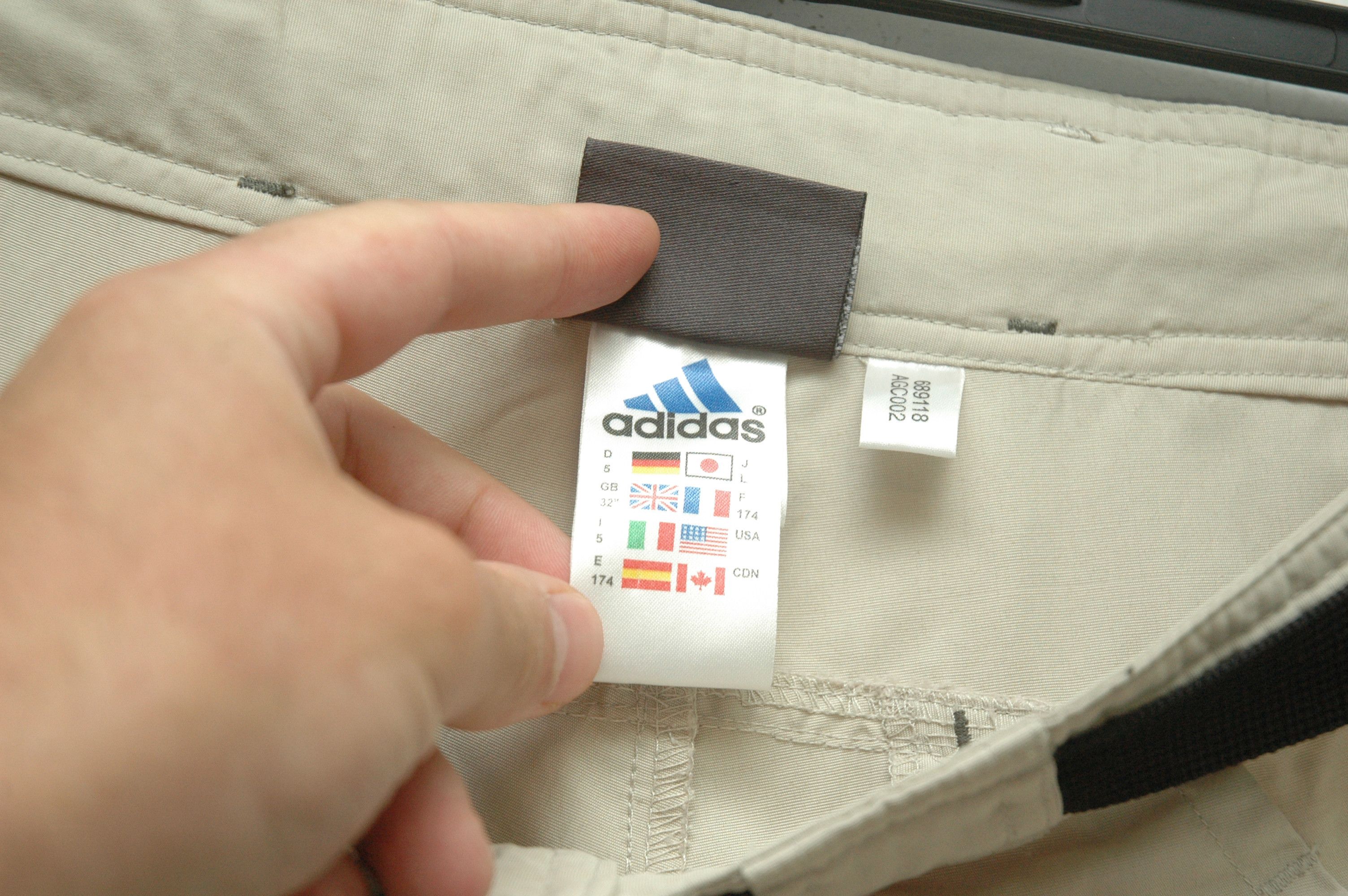 Adidas VIntage 90s Adidas Cargo Pant Size US 32 / EU 48 - 8 Thumbnail