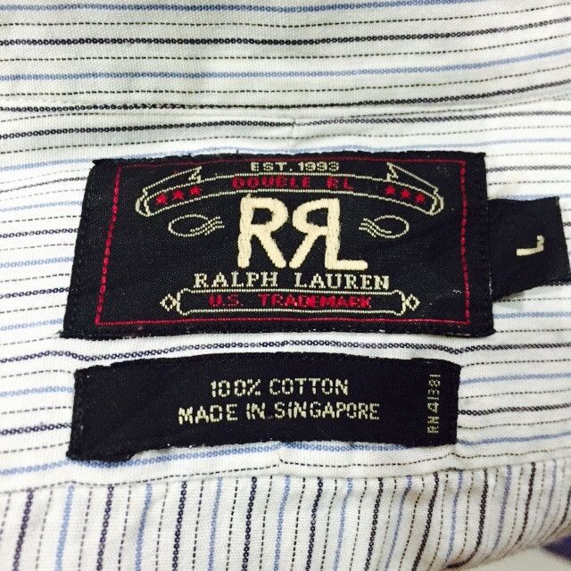RRL Double RL Stancile Striped Shirt