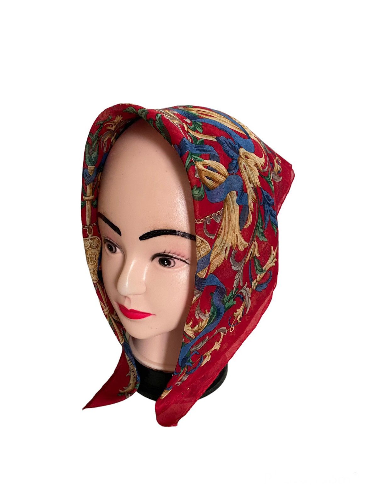 Celine × Vintage CELINE BANDANA HANDKERCHIEF NECKERCHIEF Nice design Size ONE SIZE - 3 Thumbnail
