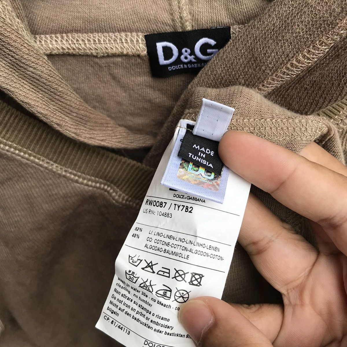 Dolce & Gabbana DOLCE & GABBANA hoodie pullover Size S / US 4 / IT 40 - 5 Thumbnail