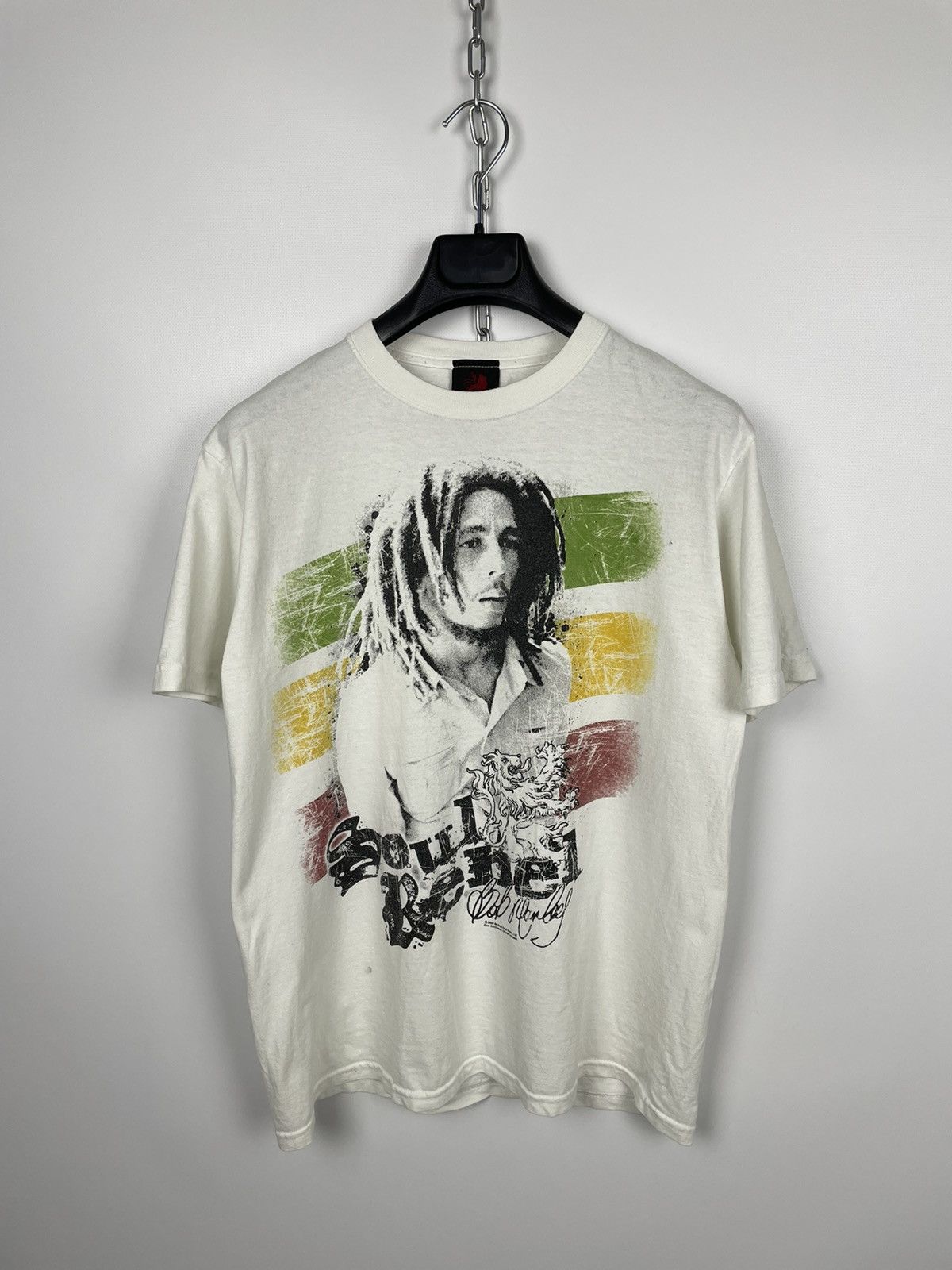 Band Tees × Bob Marley × Vintage Vintage 2008 Bob Marley ‘Soul Rebel’ Band T-Shirt Size US M / EU 48-50 / 2 - 2 Thumbnail