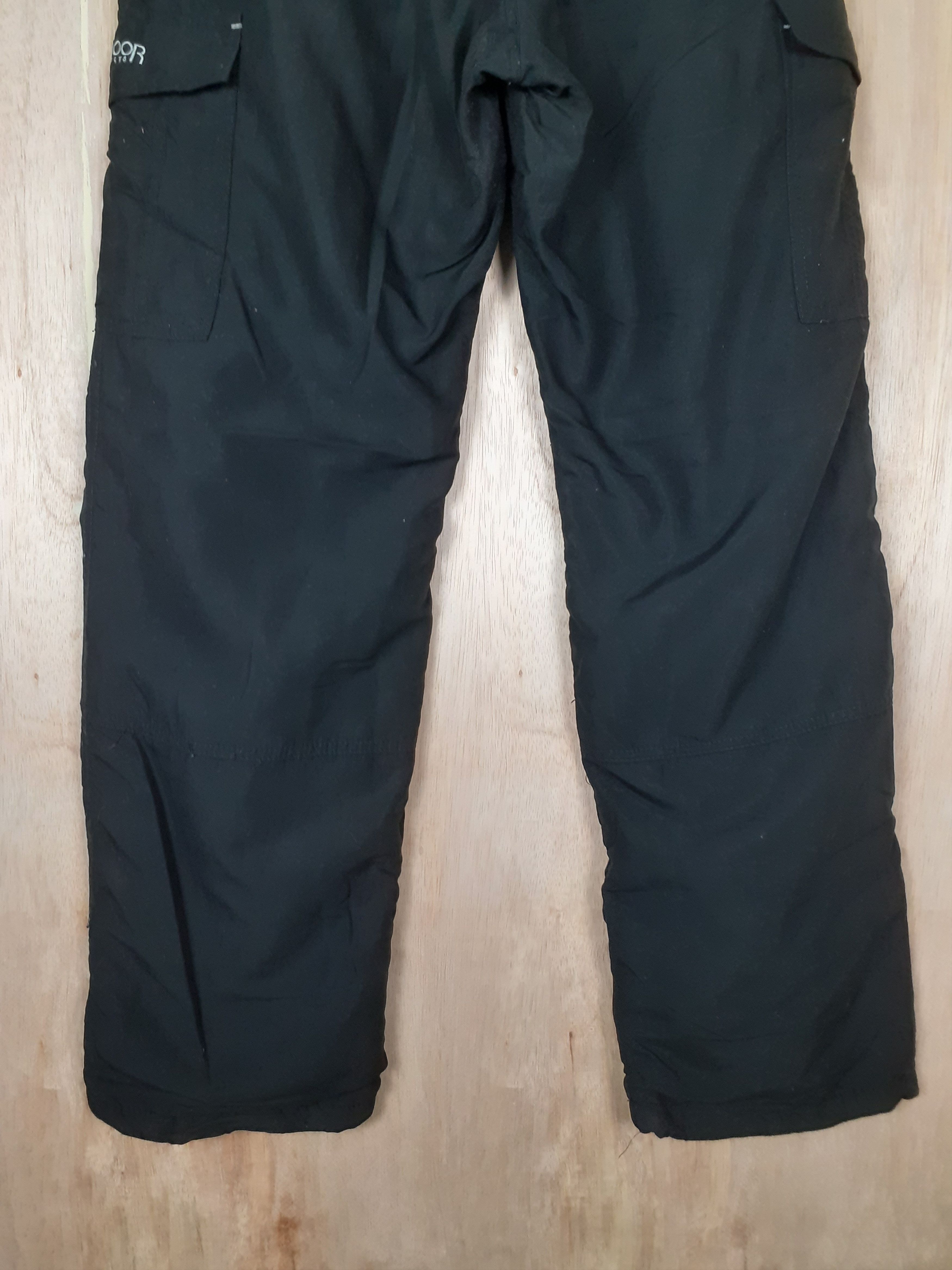 Japanese Brand Outdoor track multipocket hiking cargo black pants #3663 Size US 33 - 15 Thumbnail