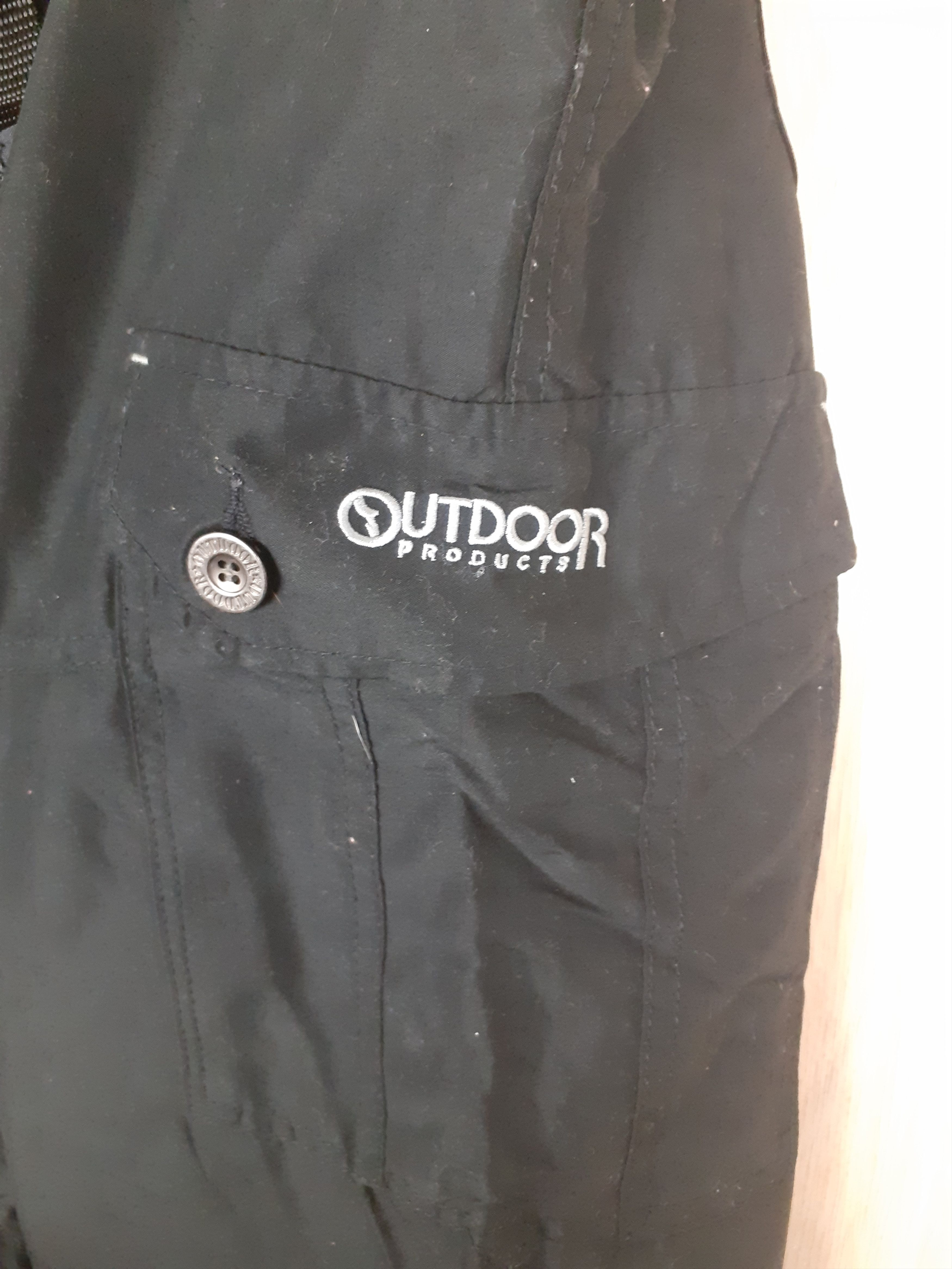 Japanese Brand Outdoor track multipocket hiking cargo black pants #3663 Size US 33 - 4 Thumbnail