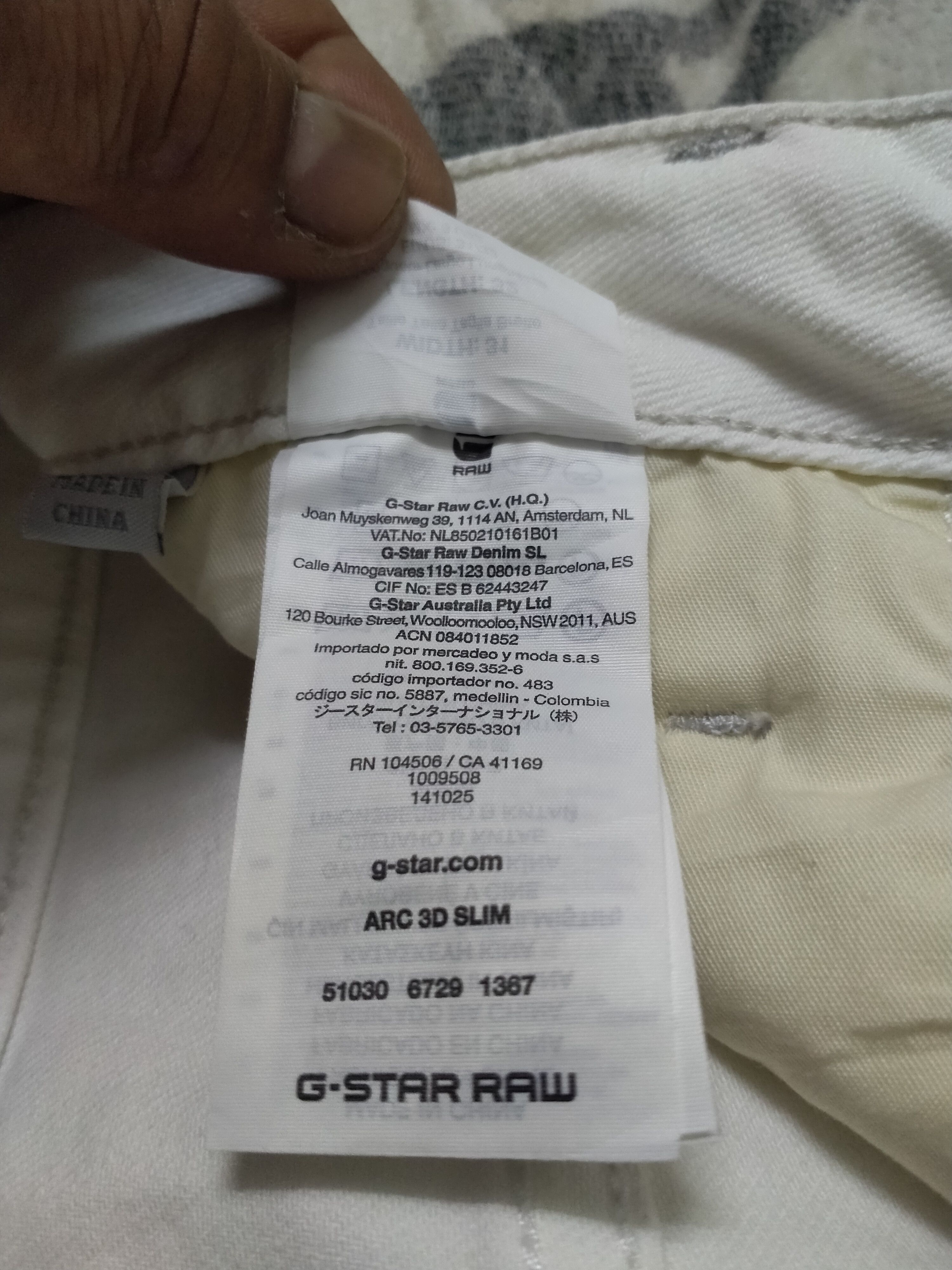 G-Star G STAR RAW FIT JEANS 3D SLIM Size US 33 - 13 Thumbnail