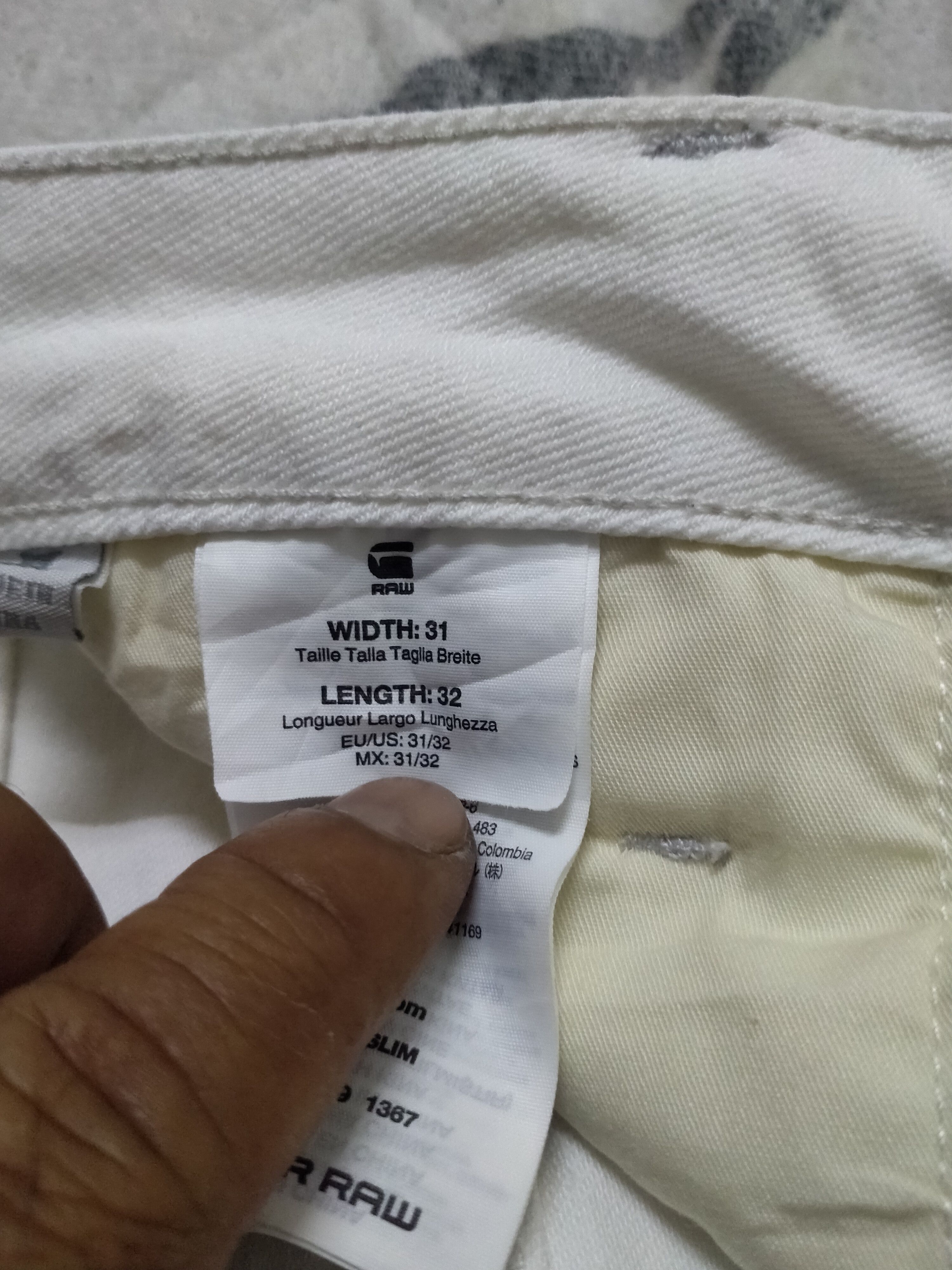 G-Star G STAR RAW FIT JEANS 3D SLIM Size US 33 - 15 Thumbnail