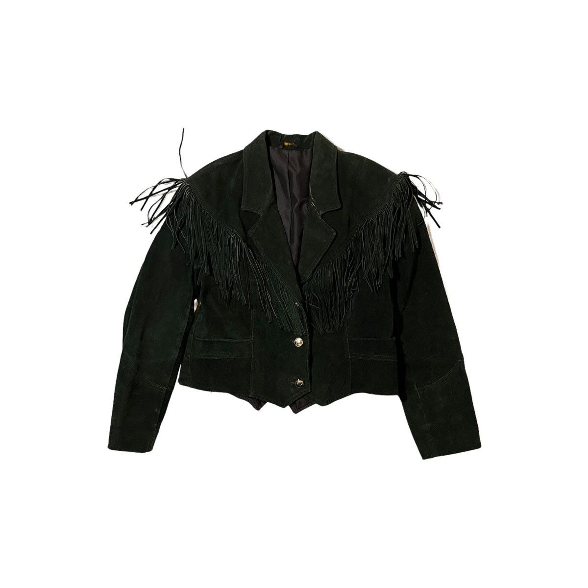 Vintage Vintage Pioneer Wear Fringe Suede Leather Jacket | Grailed