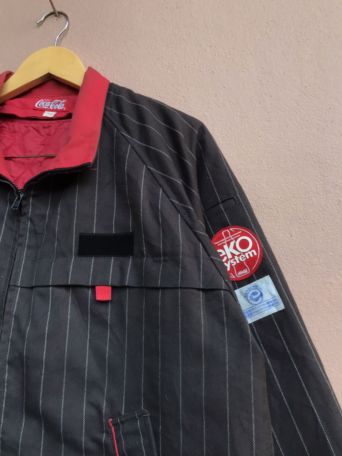 Vintage Coca Cola Stripes Jacket