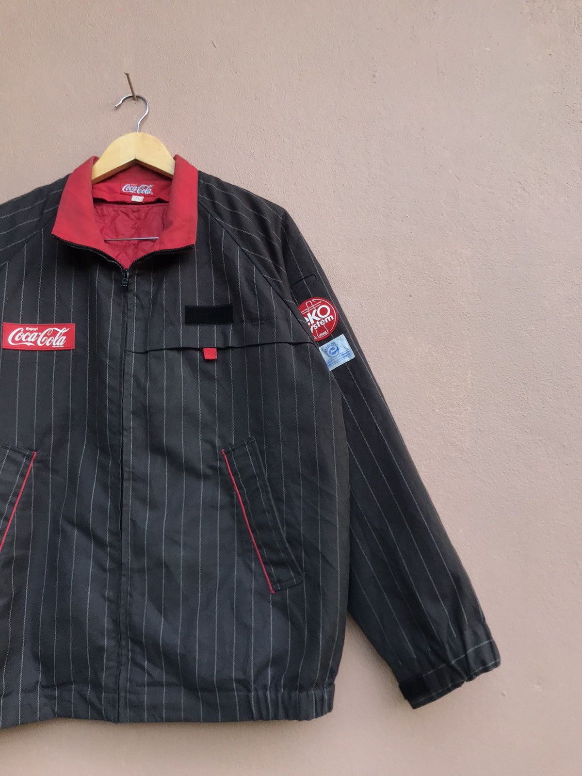 Vintage Coca Cola Stripes Jacket