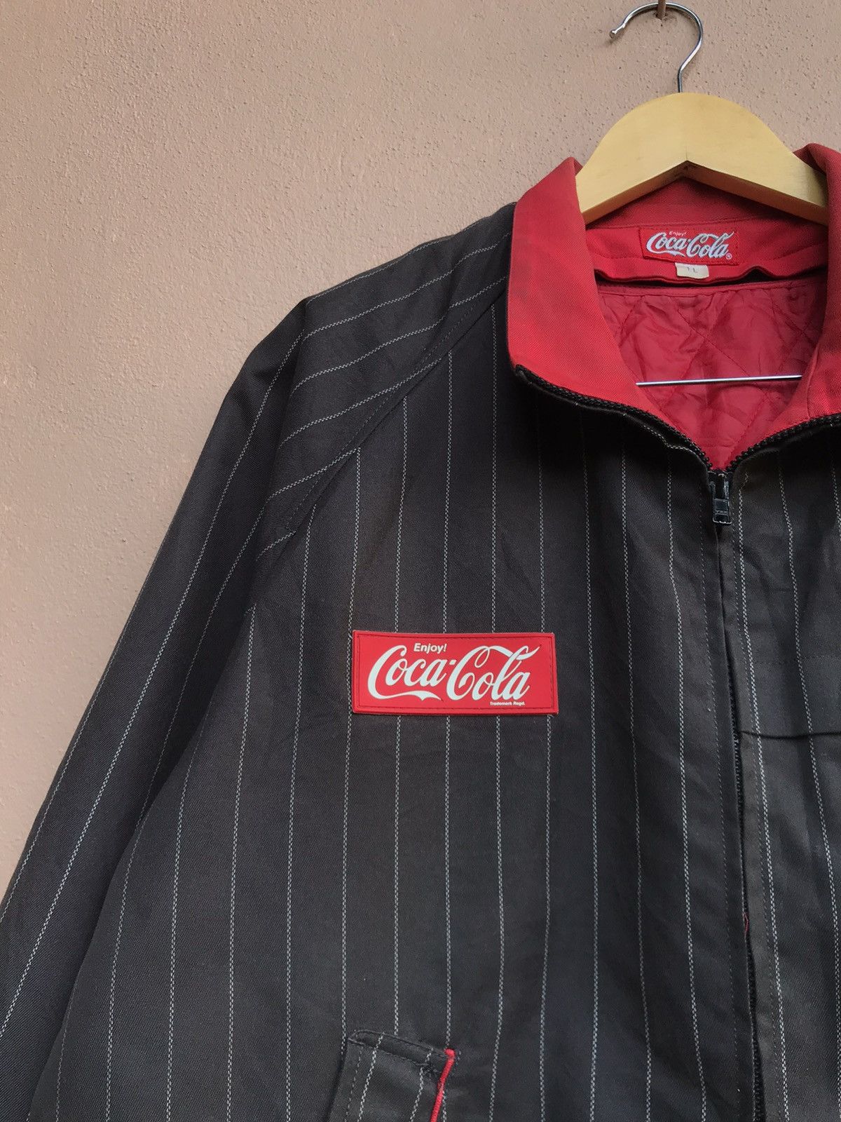 Vintage Coca Cola Stripes Jacket